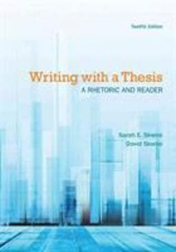 Writing with a Thesis 9781133951438