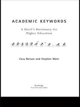 Academic Keywords 9781135962166