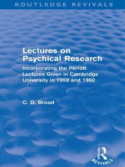 Lectures on Psychical Research (Routledge Revivals) 9781136832376