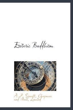 Esoteric Buddhism 9781140258469