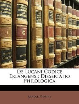 De Lucani Codice Erlangensi 9781147965124