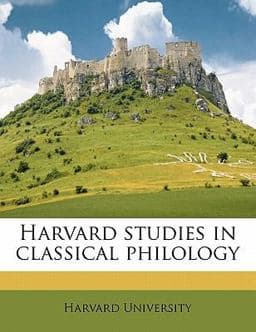 Harvard Studies in Classical Philology 9781176667259