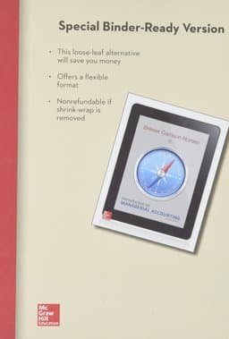 Loose-Leaf for Introduction to Managerial Accounting 9781259300158