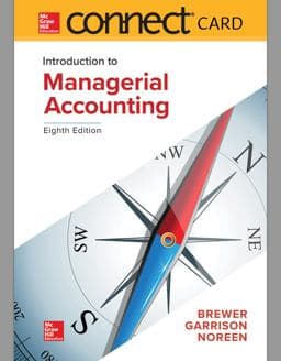 Connect Access Card for Introduction to Managerial Accounting 9781260190151