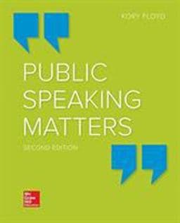 Public Speaking Matters 9781260397260