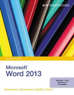New Perspectives on Microsoft Word 2013, Introductory 9781285091143
