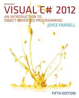Microsoft® Visual C# 2012 9781285096339