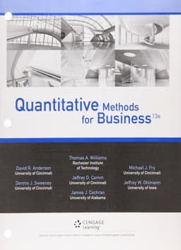 Quantitative Methods for Business 9781305631533