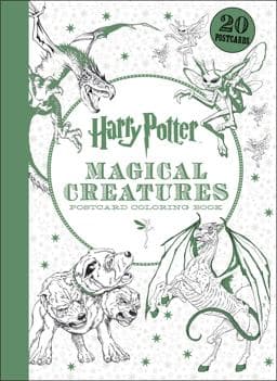 Harry Potter Magical Creatures Postcard Coloring Book 9781338054590