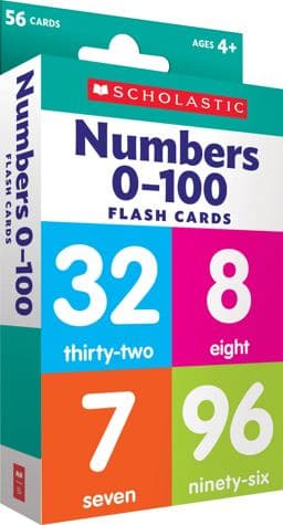 Flash Cards: Numbers 0 - 100 9781338233551