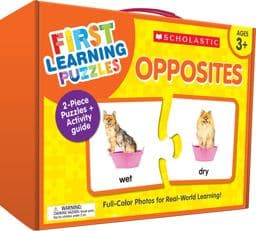 First Learning Puzzles: Opposites 9781338630558
