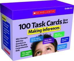 100 Task Cards in a Box: Making Inferences 9781338748376