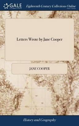 Letters Wrote by Jane Cooper 9781385246719