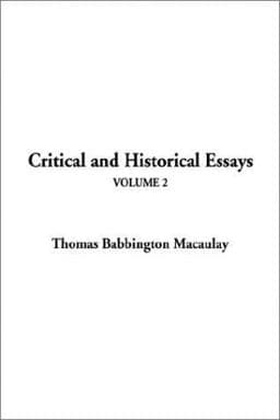 Critical and Historical Essays 9781404346673