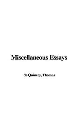 Miscellaneous Essays 9781421920948