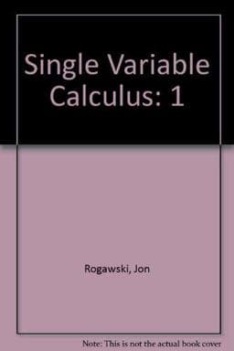 Single Variable Calculus, Volume 1 9781429204163