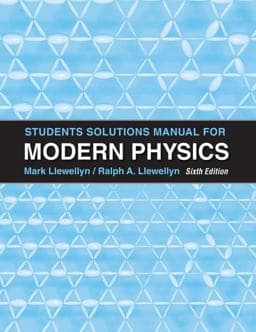 Student Solutions Manual for Modern Physics 9781429270809