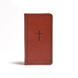CSB Single-Column Pocket New Testament, Brown LeatherTouch 9781430070566