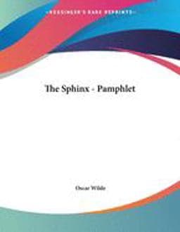 The Sphinx - Pamphlet 9781430439875