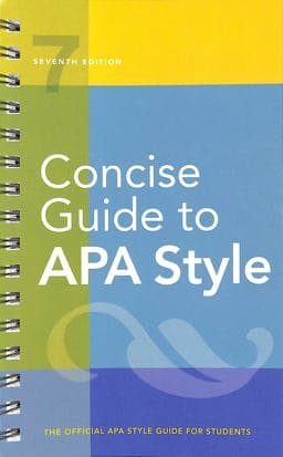 Concise Guide to APA Style 9781433832734