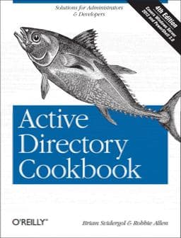 Active Directory Cookbook 9781449361426