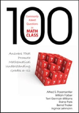 100 Commonly Asked Questions in Math Class 9781452243085