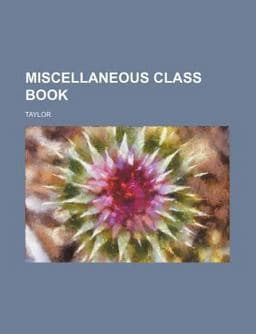 Miscellaneous Class Book 9781458955593