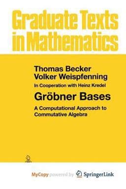 Grobner Bases 9781461209140