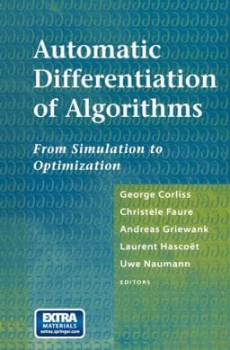 Automatic Differentiation of Algorithms 9781461300755