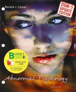 Abnormal Psychology (Loose Leaf) with Diagnostic Statistical Manual Update 9781464139826