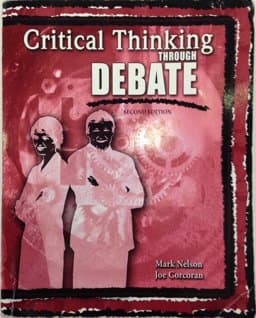 Critical Thinking Through Debate 9781465212283