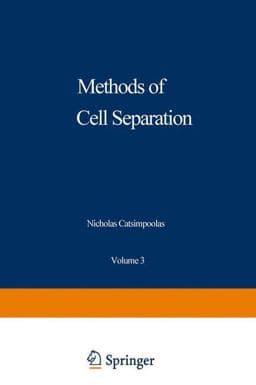 Methods of Cell Separation 9781468436631