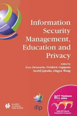 Information Security Management, Education and Privacy 9781475780130