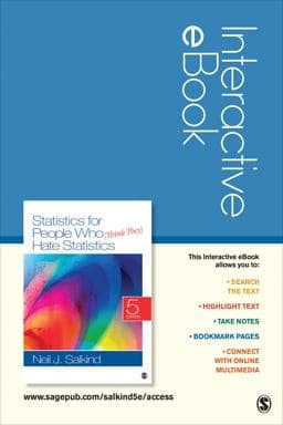 Statistics for People Who (Think They) Hate Statistics Interactive EBook Student Version 9781483303338