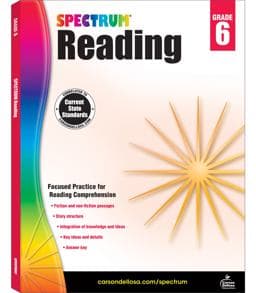 Spectrum Reading, Grade 6 9781483812199
