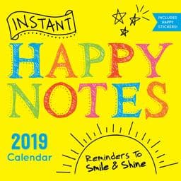 2019 Instant Happy Notes Wall Calendar 9781492672531