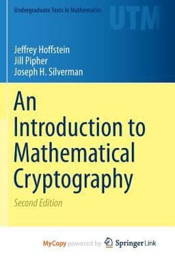An Introduction to Mathematical Cryptography 9781493917129