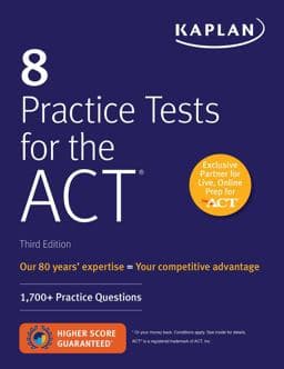 8 Practice Tests for the ACT 9781506235127