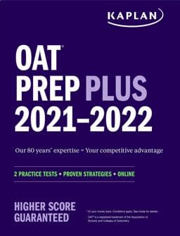 OAT Prep Plus 2021-2022 9781506266084