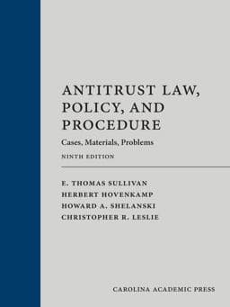 Antitrust Law, Policy and Procedure 9781531027537