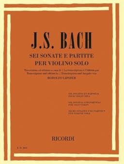 Sei Sonate e Partite (6 Sonatas and Partitas) for Violin Solo 9781540091789