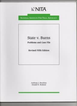 State vs. Burns 9781556812972