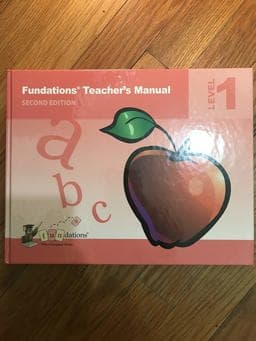 Fundations Teacher's Manual 1 Second Edition 9781567785210