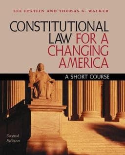 Constitutional Law for a Changing America 9781568024172