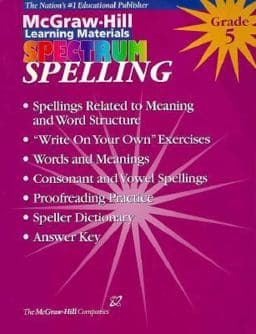 Spectrum Spelling Workbook Grade 5 9781577681656