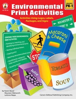 Environmental Print Activities, Grades Pk - 1 9781594414855