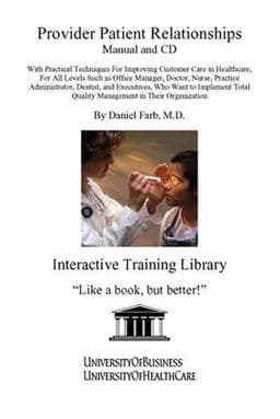 Provider Patient Relationships Manual 9781594910203