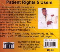Patient Rights, 5 Users 9781594911453