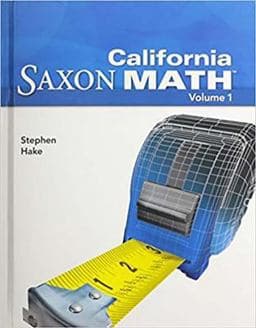 Saxon Math Intermediate 5 California 9781600325496