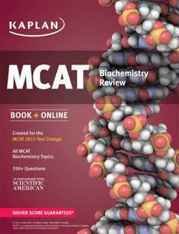 Kaplan MCAT Biochemistry Review 9781618654663